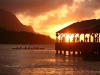 Hanalei Pier with Outrigger 3345-1