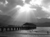 Late Afternoon at Hanalei Pier Horiz. 1646